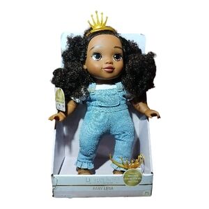 Littlelistas Baby Lena 14-Inch Crowned Natural Hair Baby Doll -New in Box